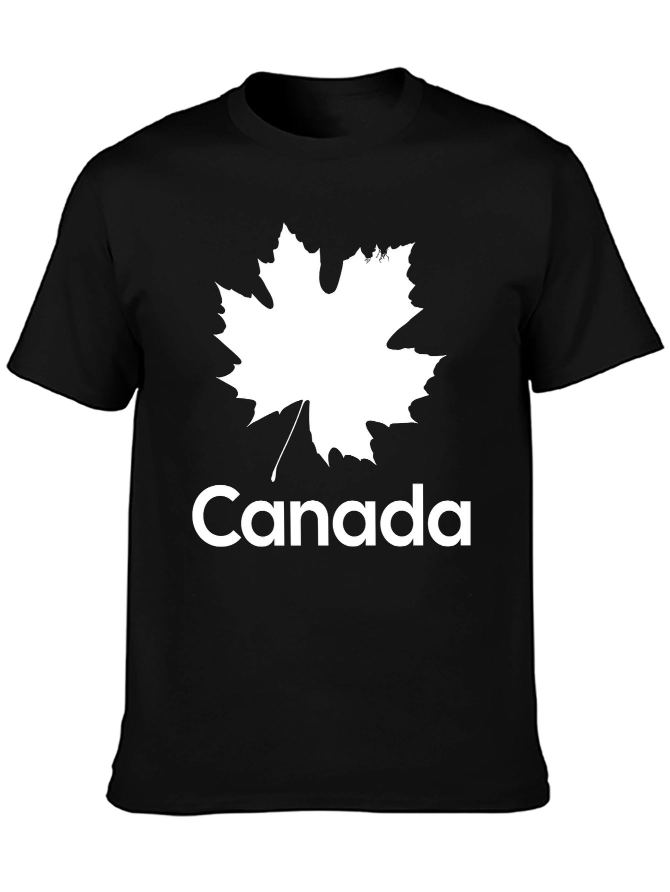 Canada Maple Leaf Black T-Shirt