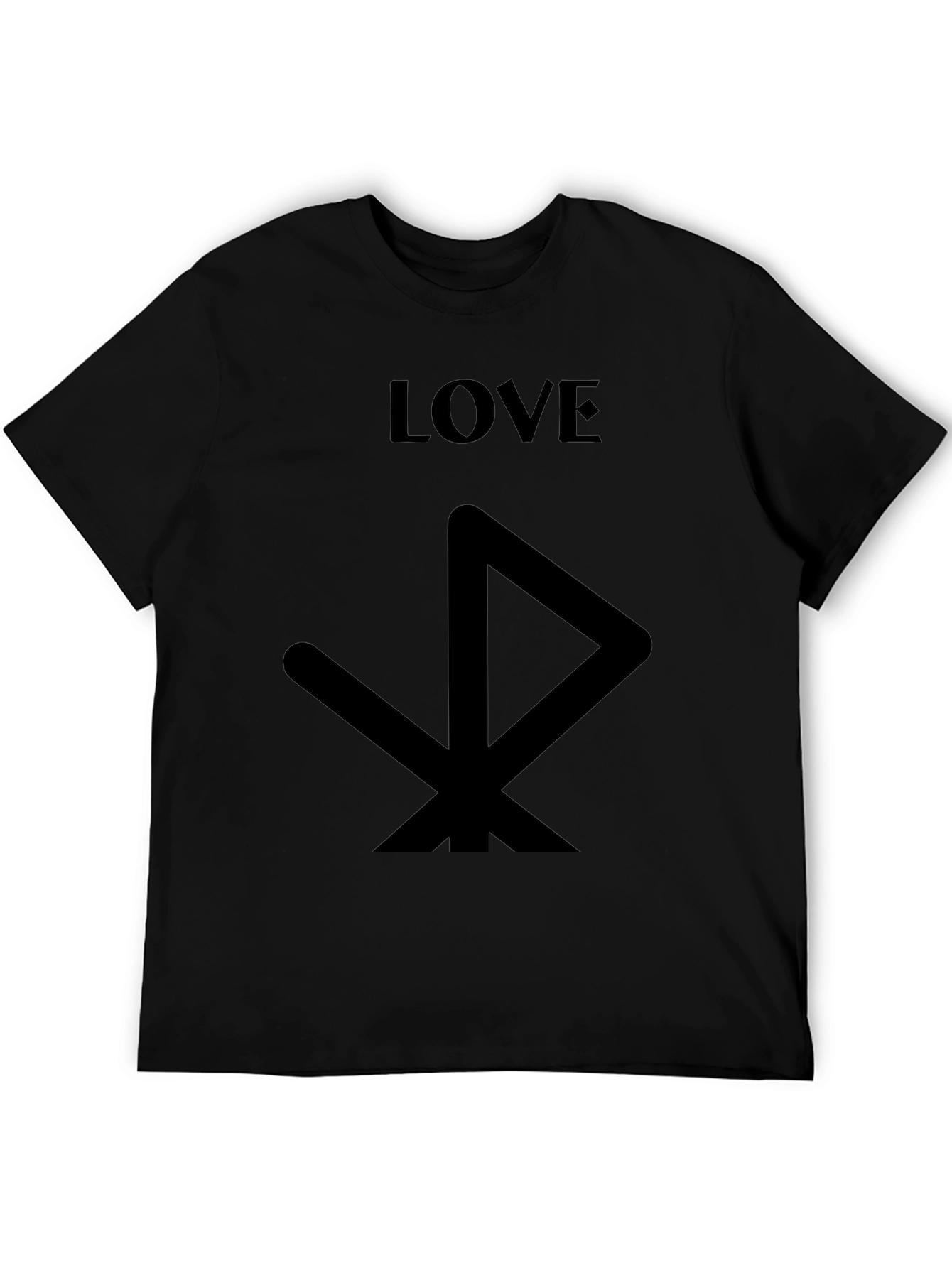 Love Bindrune Black T-Shirt