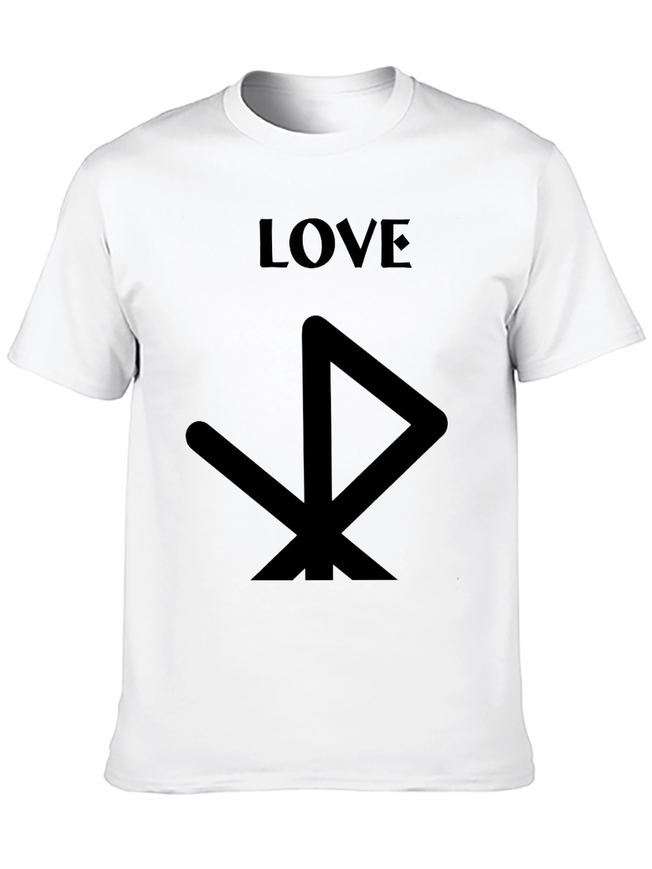Love Bindrune Black T-Shirt