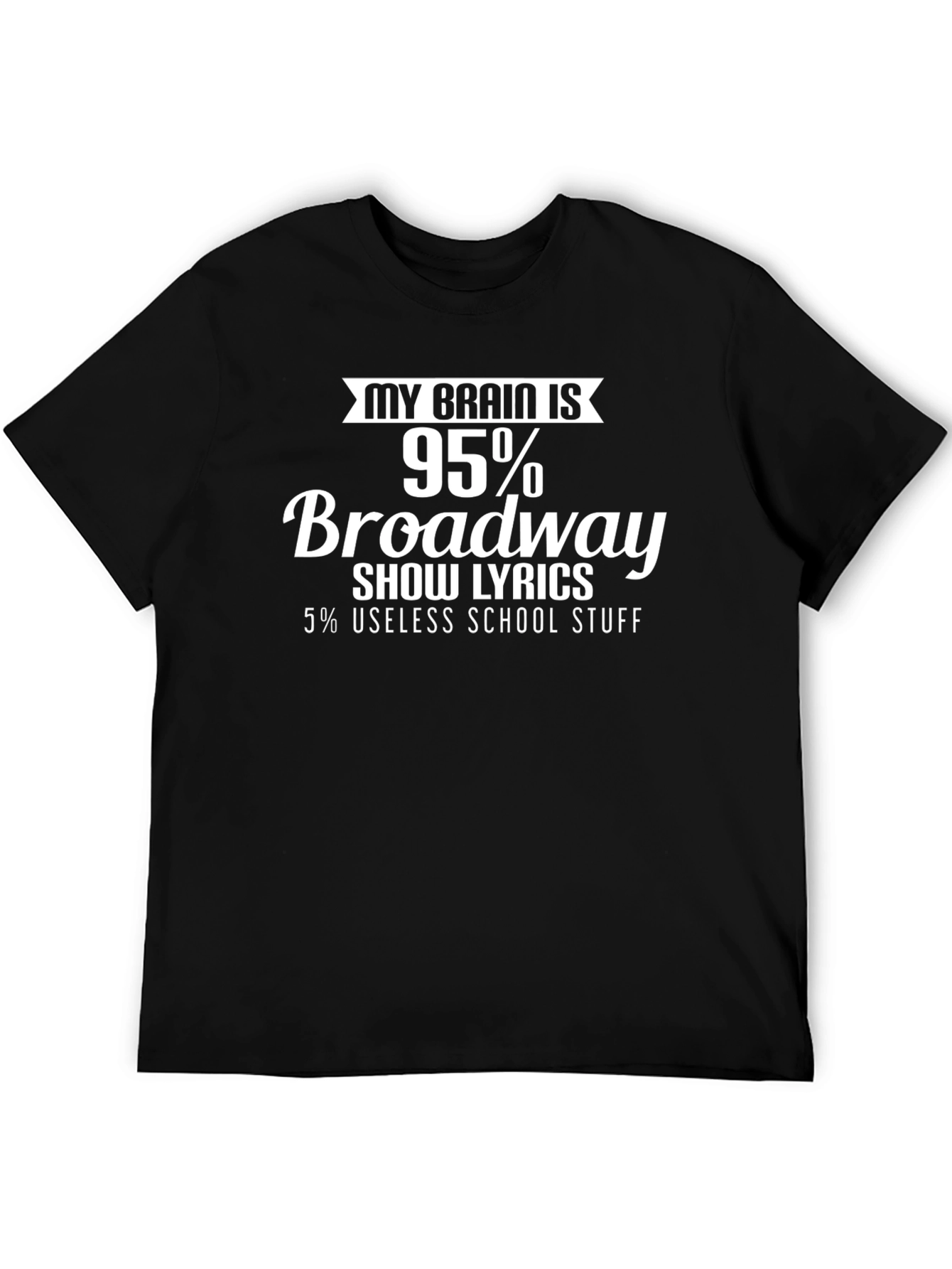 Broadway Lyrics T-Shirt - Musical Theatre Fan Tee