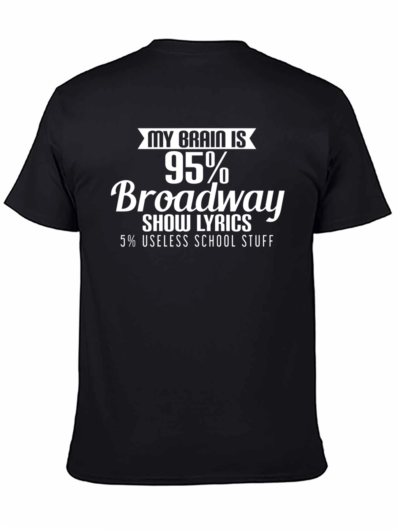 Broadway Lyrics T-Shirt - Musical Theatre Fan Tee