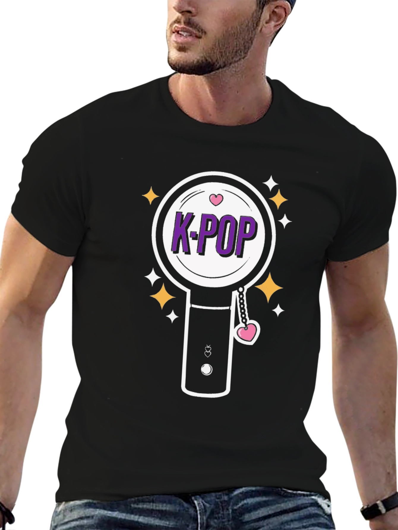 K-Pop T-Shirt - Light Stick Design