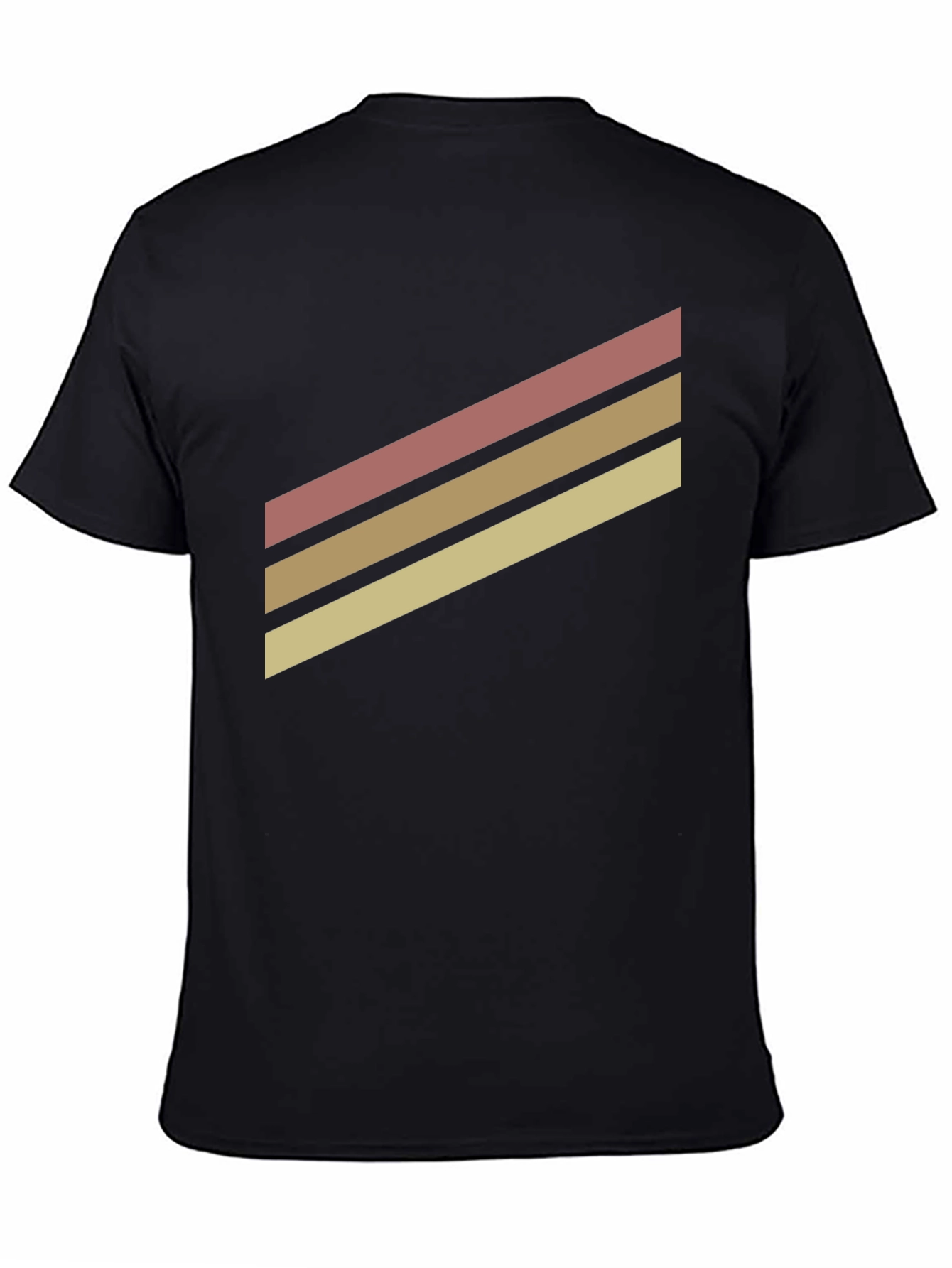 Retro Stripe T-Shirt - Black