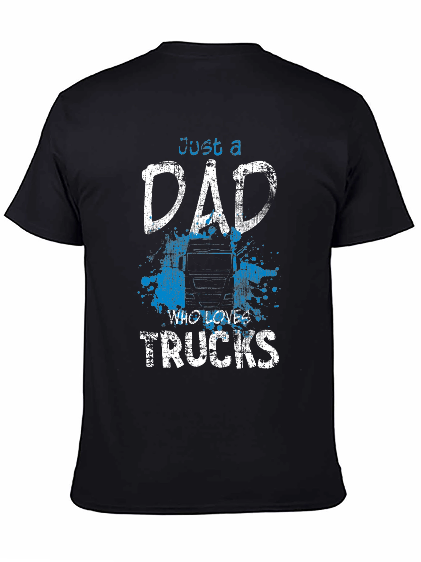 Dad Who Loves Trucks T-Shirt