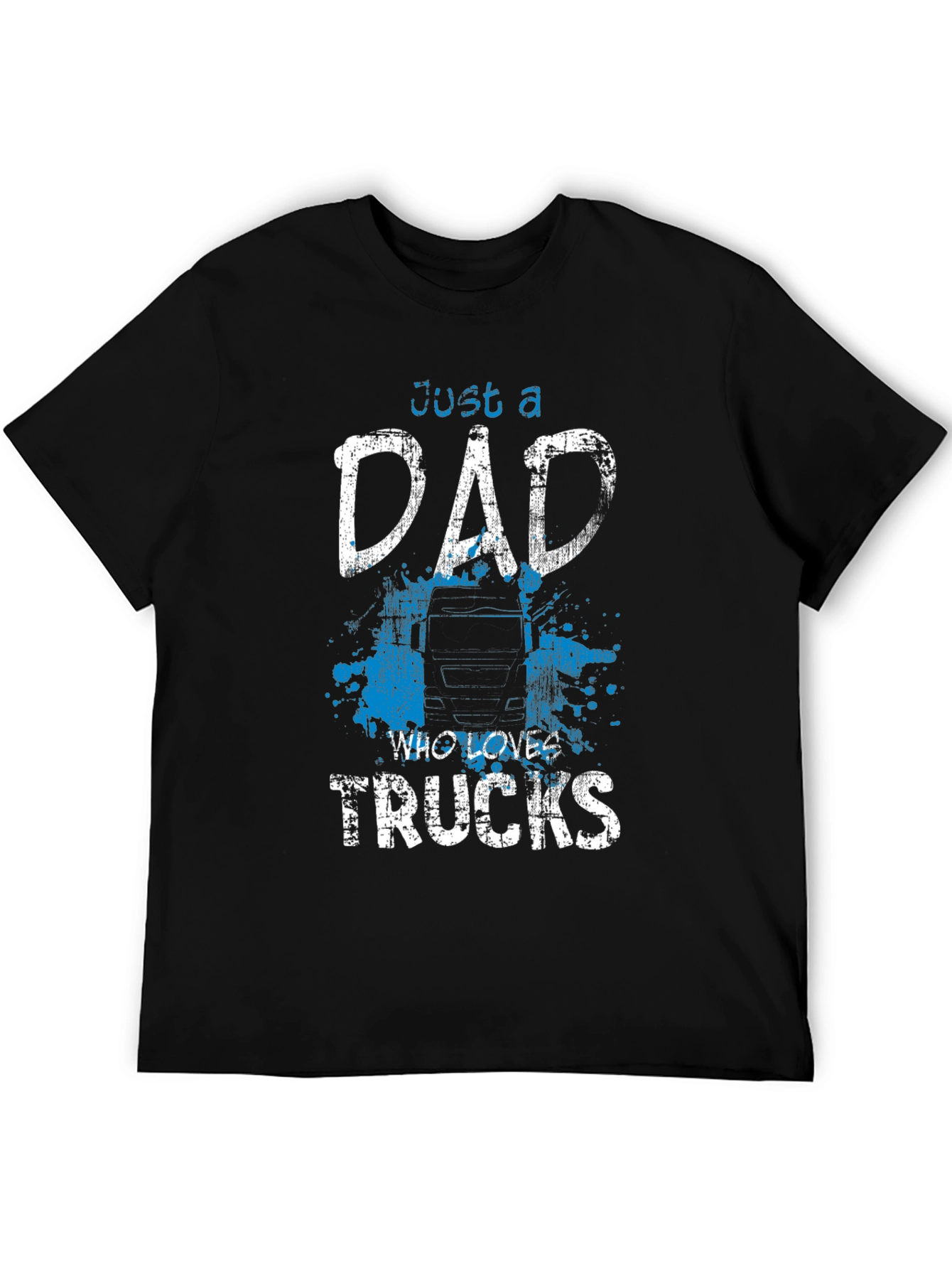 Dad Who Loves Trucks T-Shirt