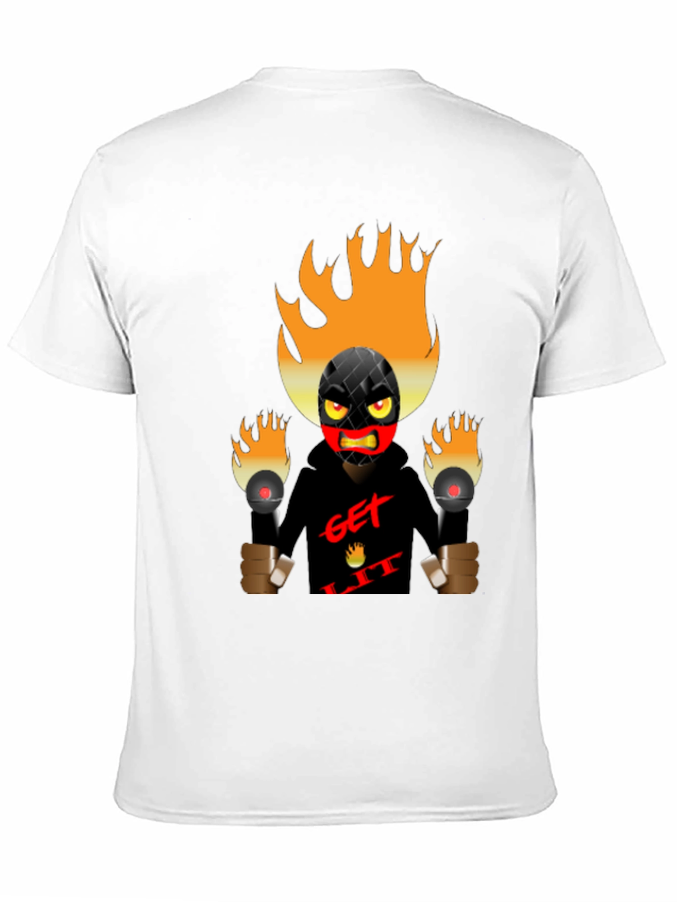 Get Lit Graphic Tee - Bold Black T-Shirt