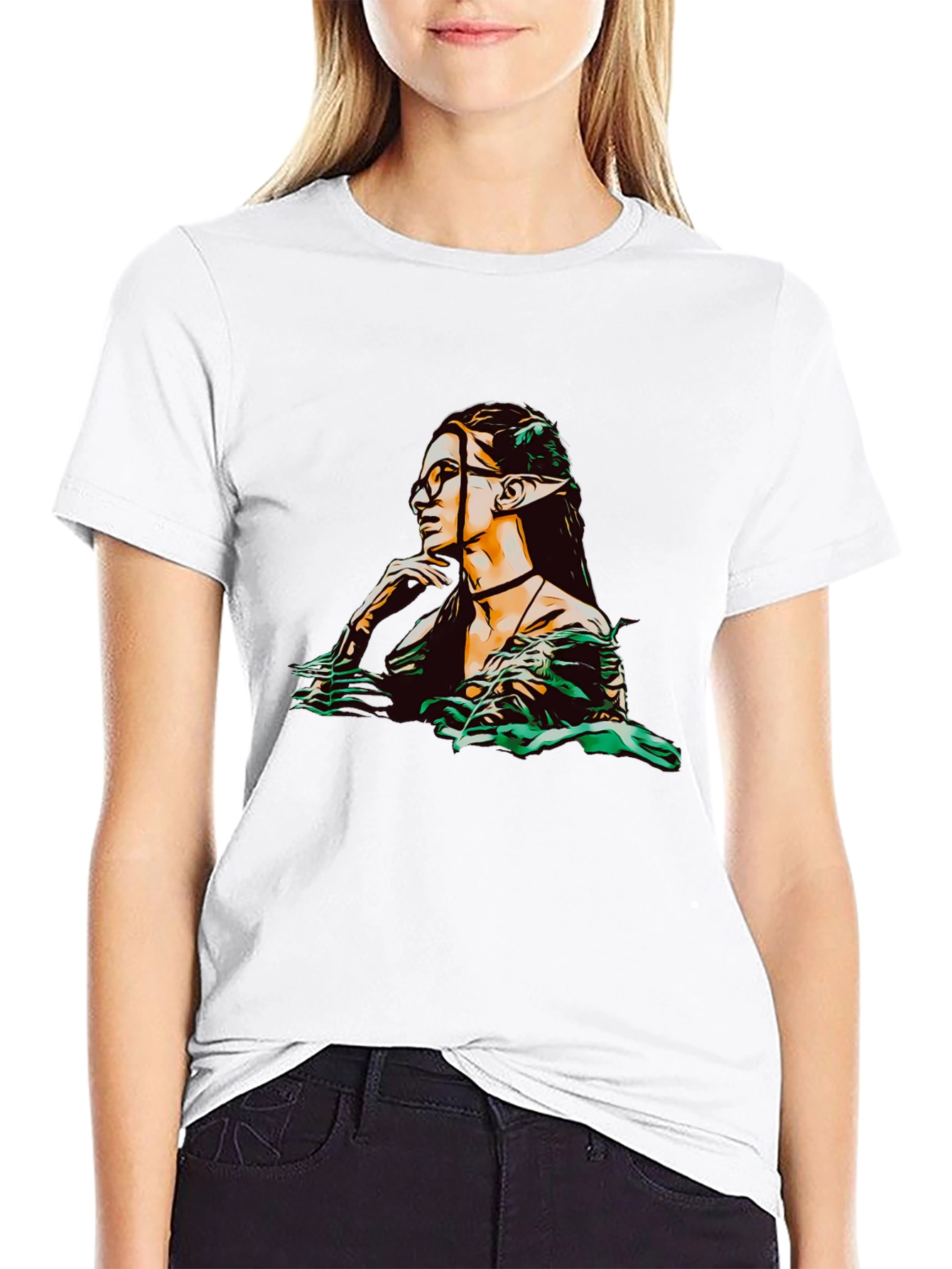Elf Graphic Tee - Black Unisex T-Shirt