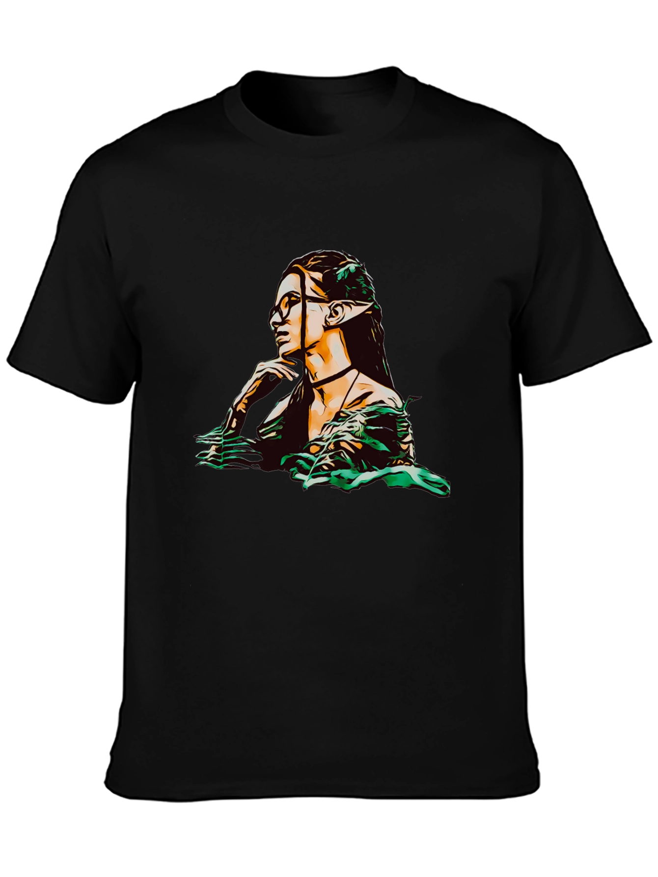 Elf Graphic Tee - Black Unisex T-Shirt