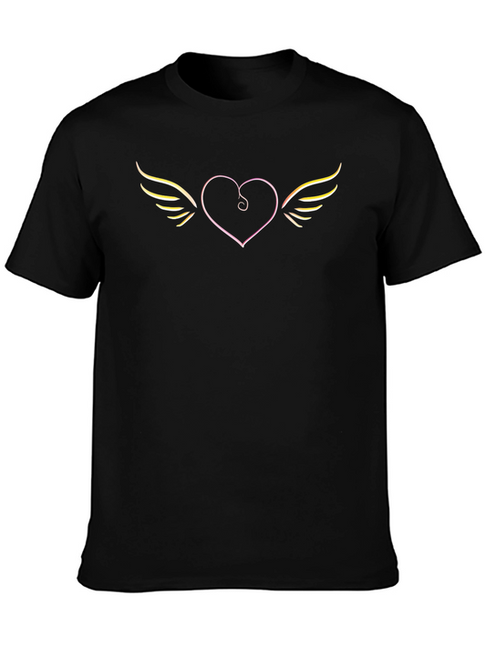 Heart with Wings Graphic T-Shirt