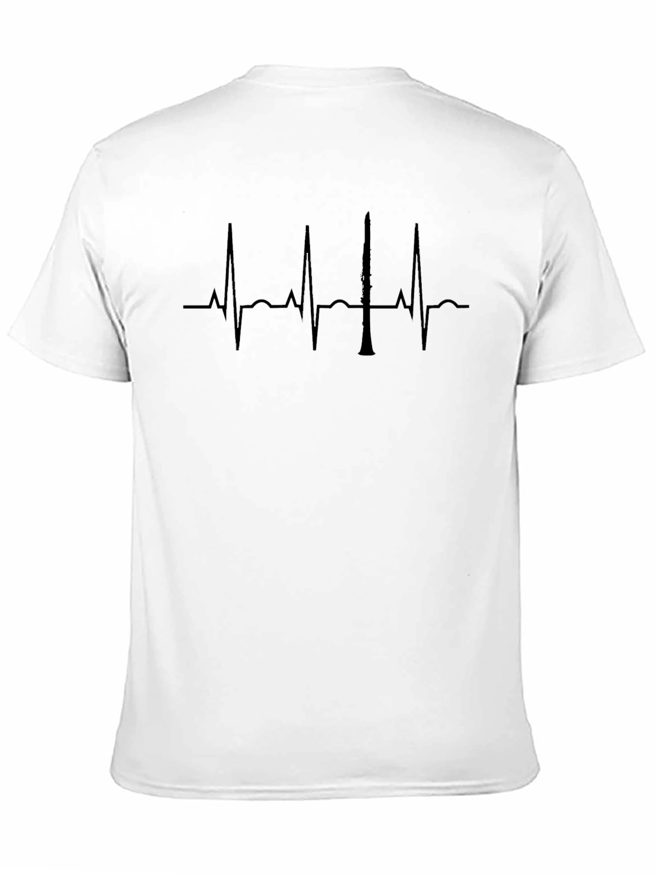 Clarinet Heartbeat T-Shirt - Musician Gift