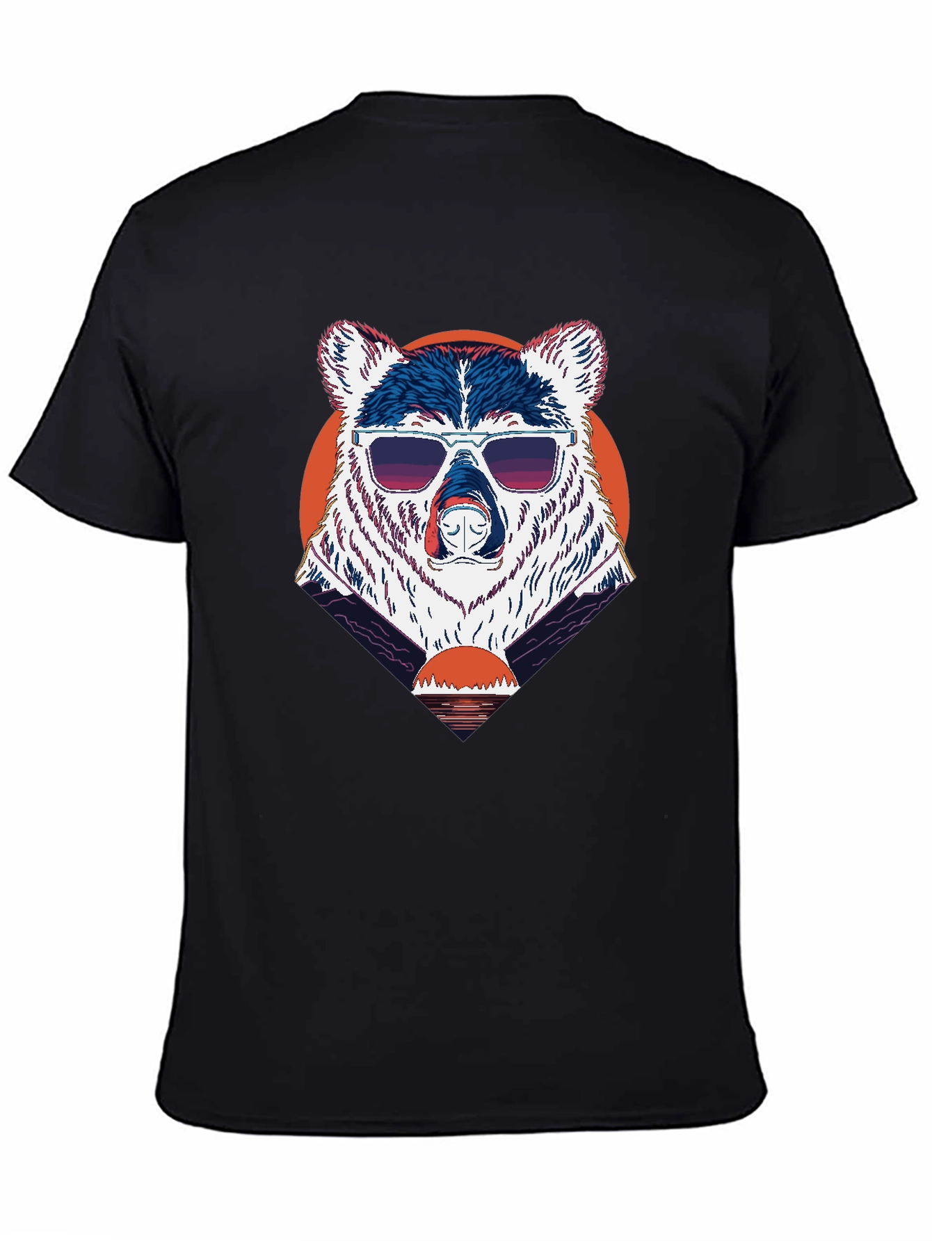Cool Bear Sunset Graphic Tee