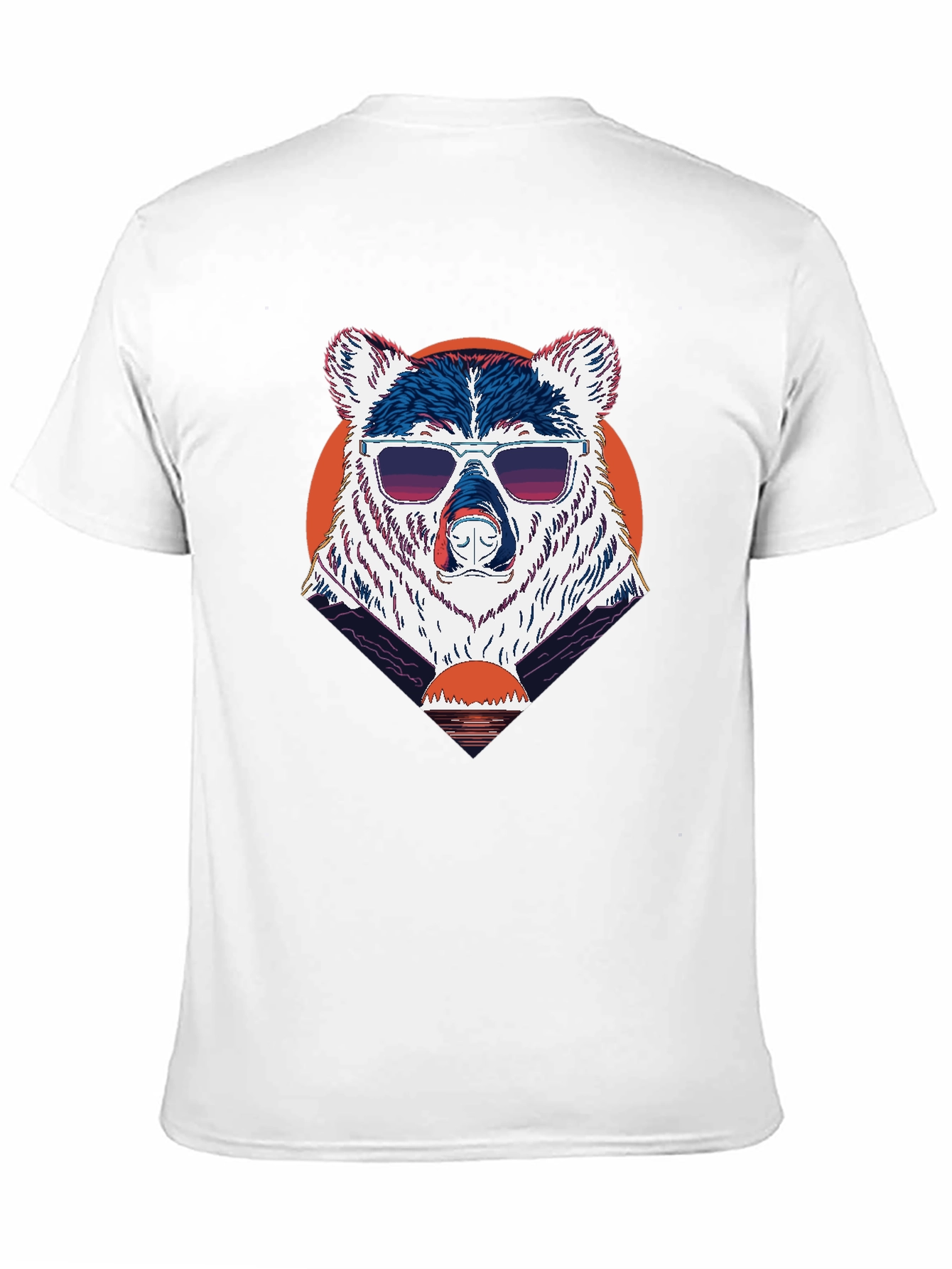Cool Bear Sunset Graphic Tee