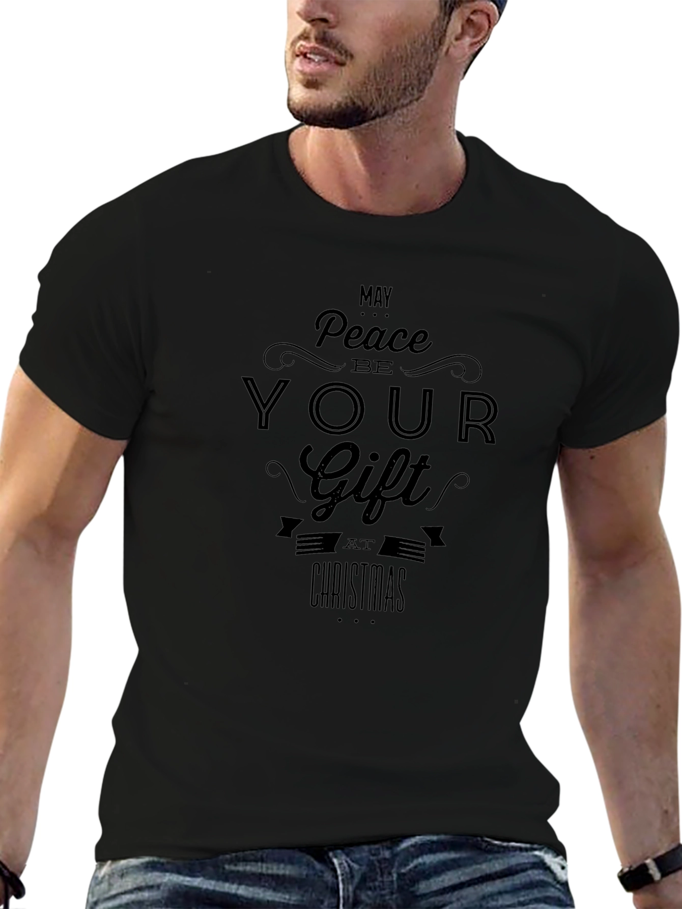 Peace Be Your Gift T-Shirt - Christmas Holiday Apparel