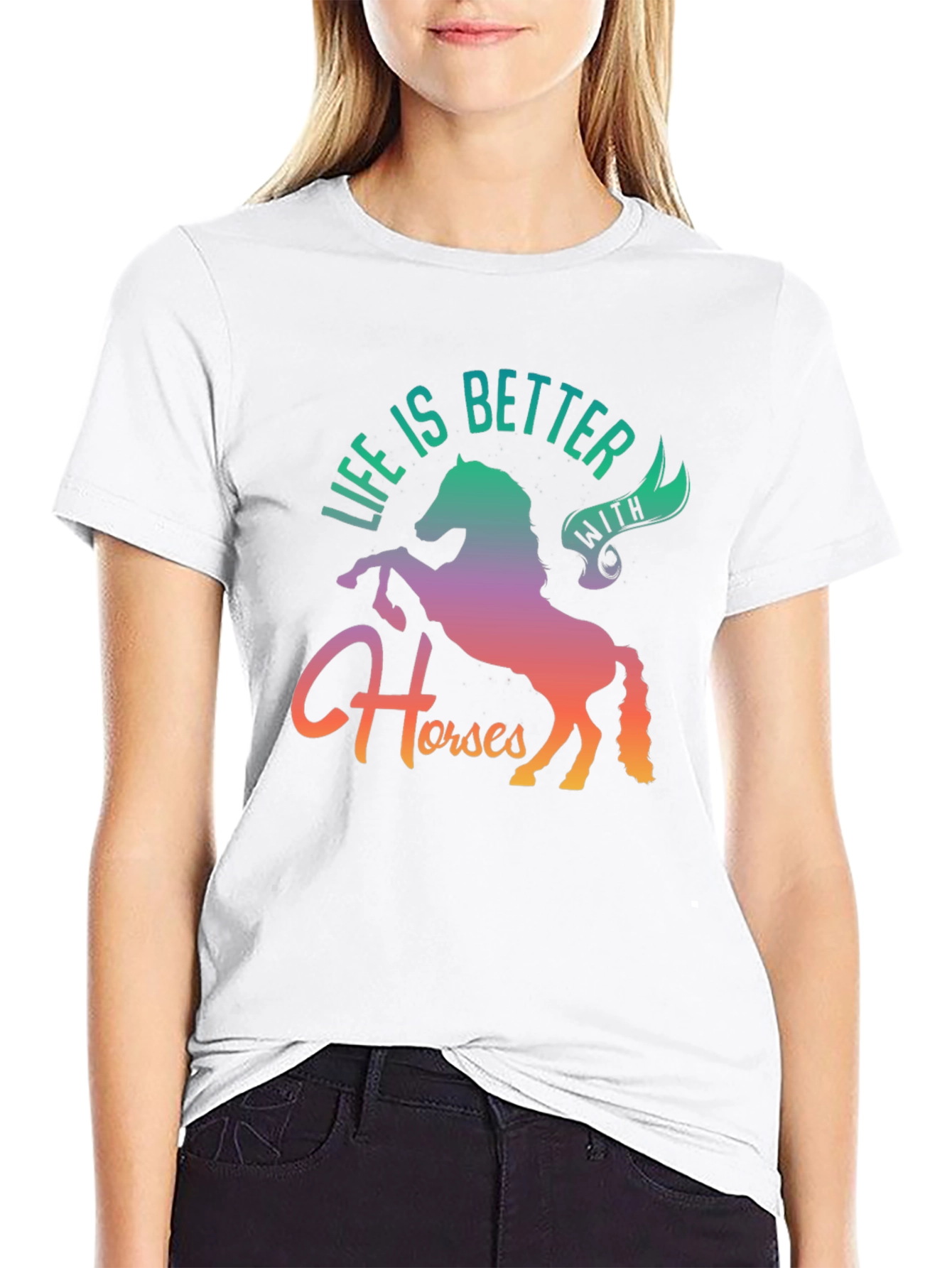 Life is Better with Horses Graphic Tee