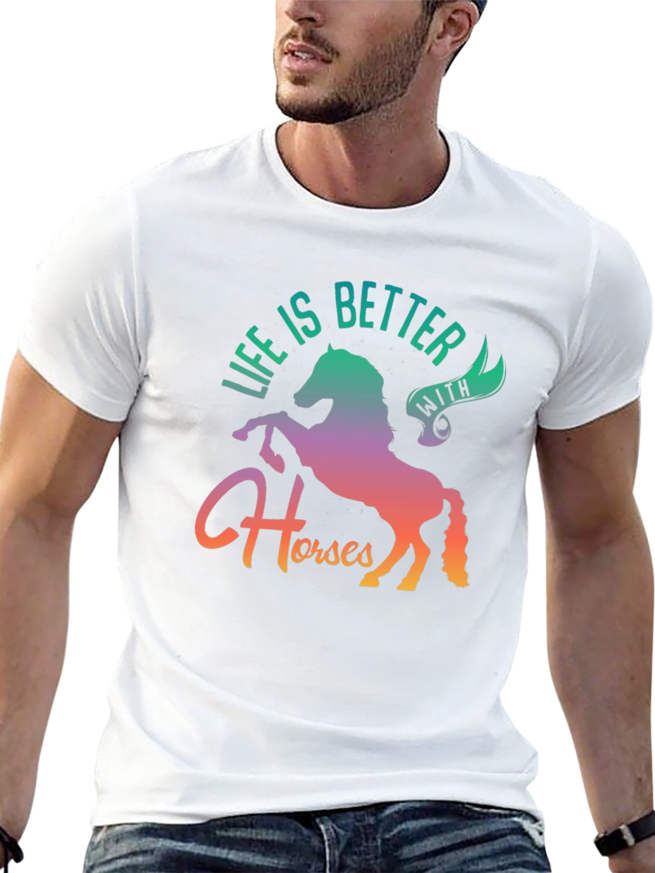 Life is Better with Horses Graphic Tee