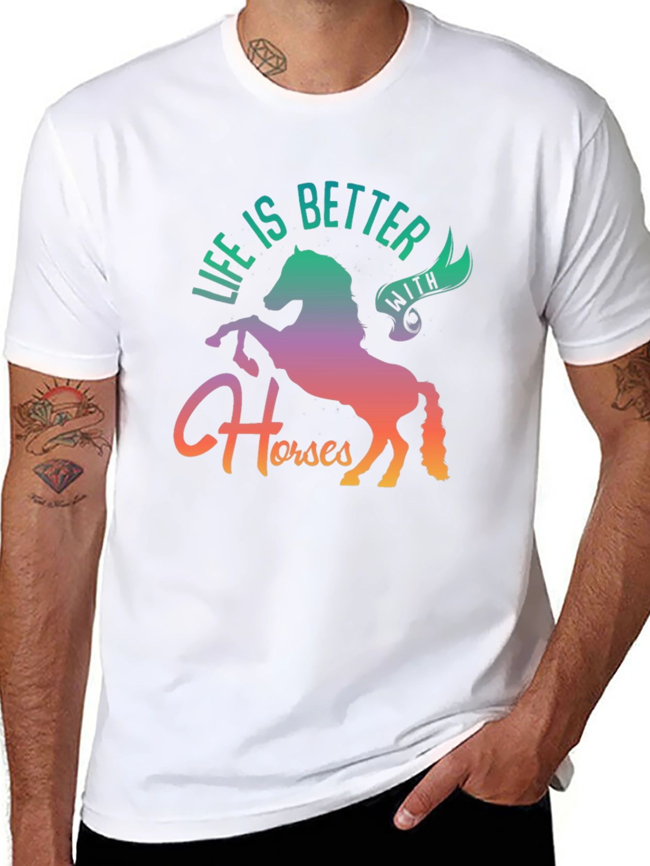 Life is Better with Horses Graphic Tee