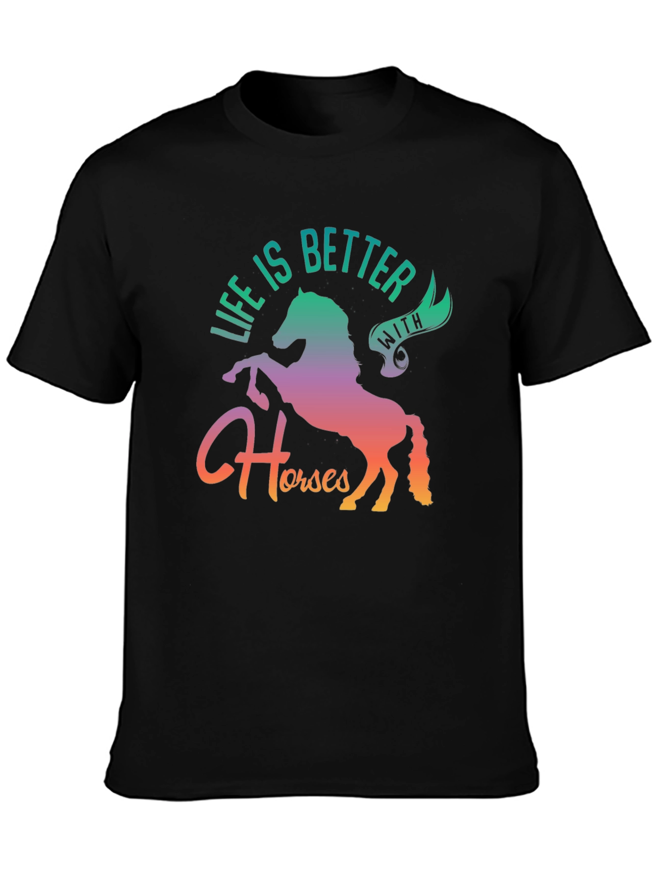 Life is Better with Horses Graphic Tee