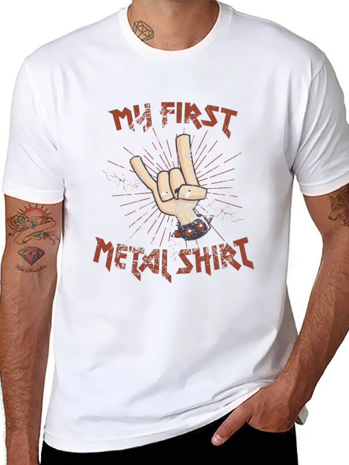 My First Metal Shirt - Rock On Gesture Tee