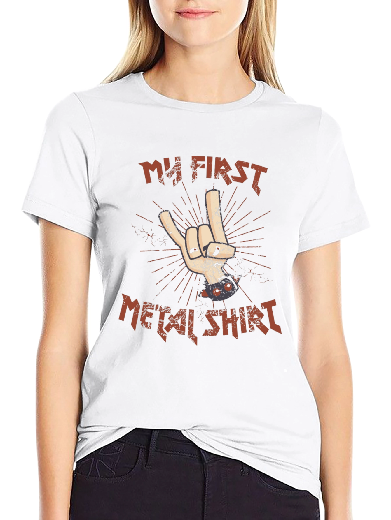 My First Metal Shirt - Rock On Gesture Tee