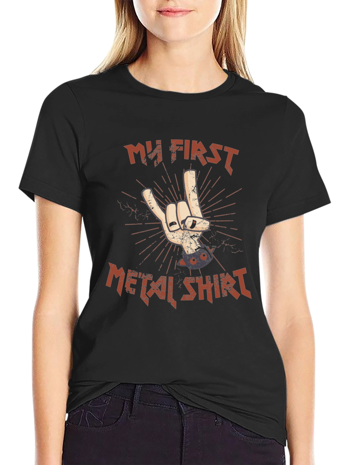 My First Metal Shirt - Rock On Gesture Tee