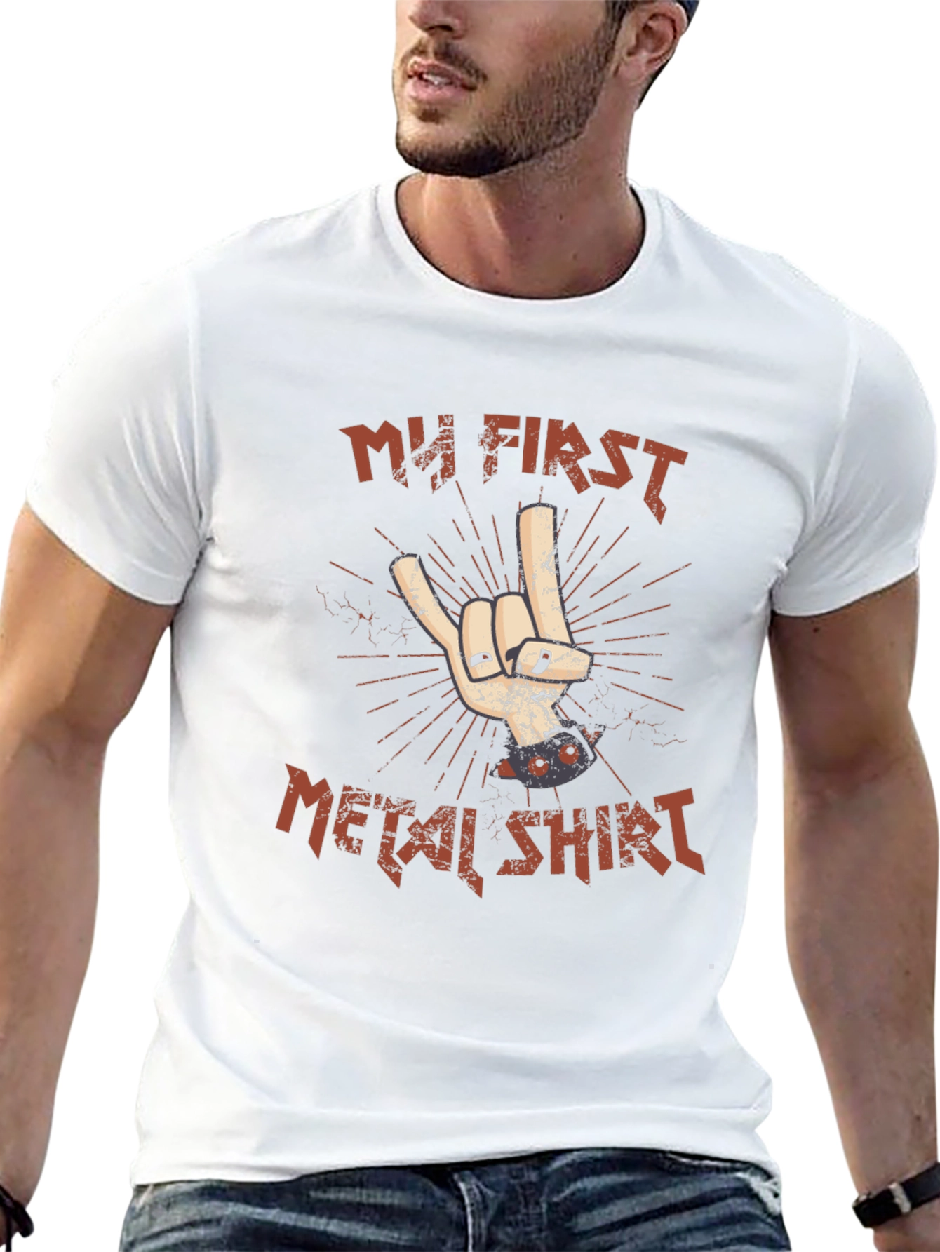 My First Metal Shirt - Rock On Gesture Tee