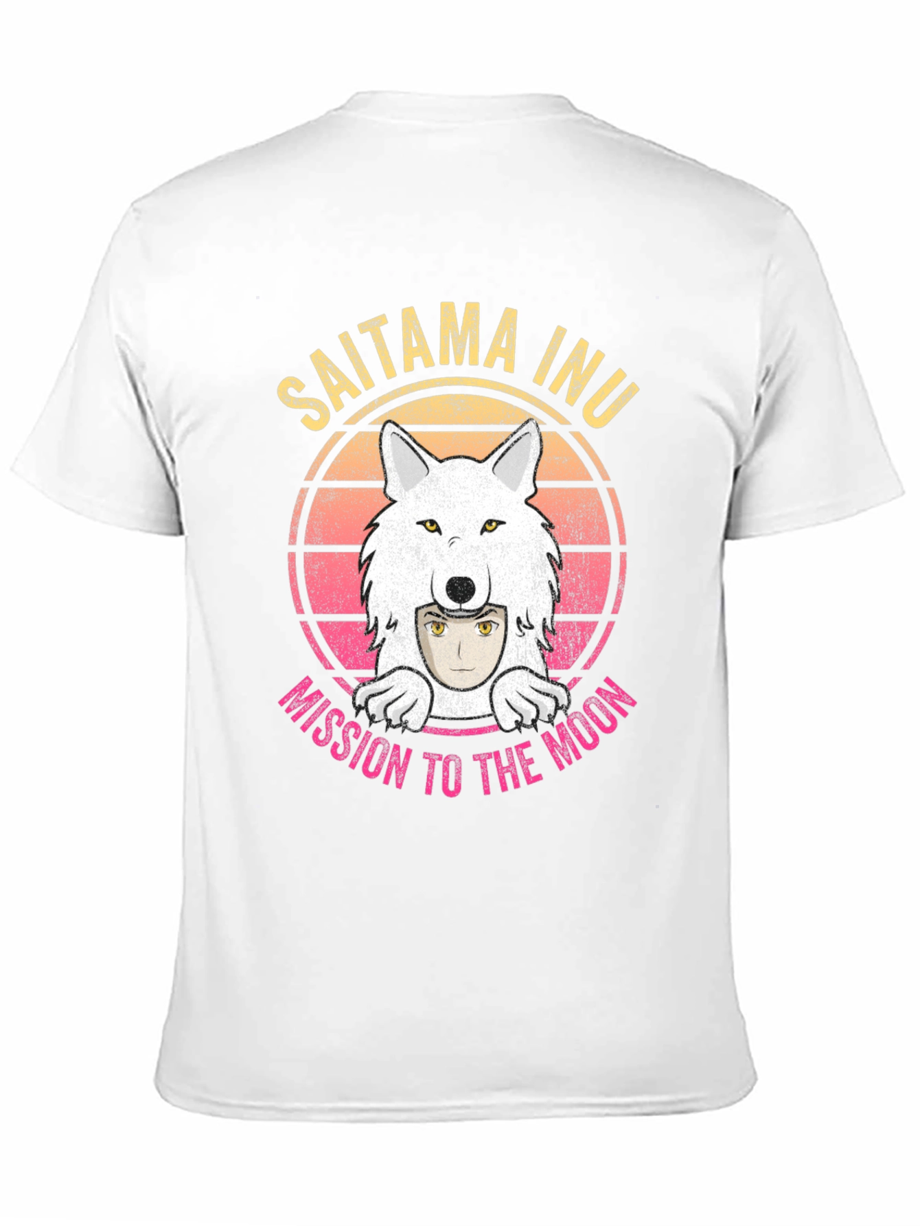 Saitama Inu Wolf Moon Mission T-Shirt