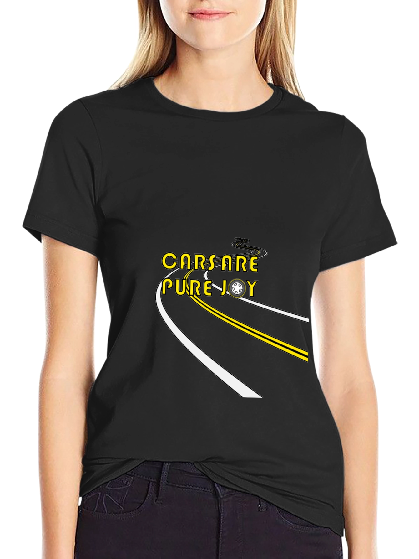 Cars Are Pure Joy T-Shirt - Black