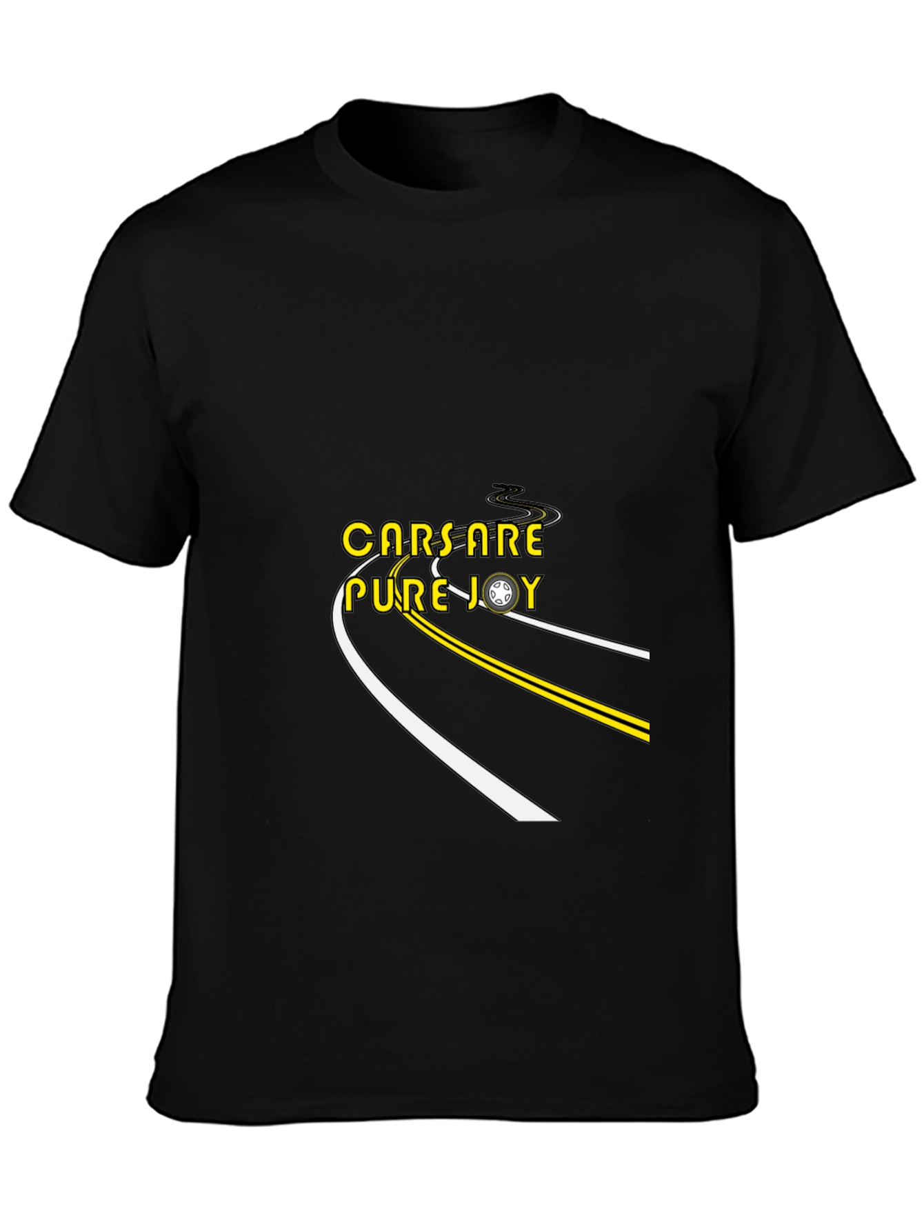 Cars Are Pure Joy T-Shirt - Black