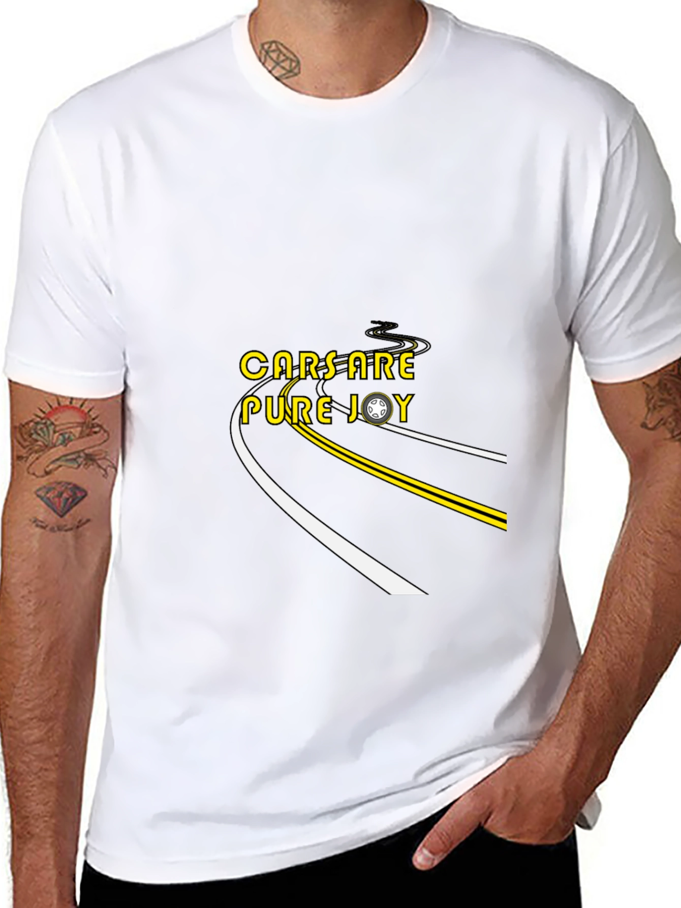 Cars Are Pure Joy T-Shirt - Black