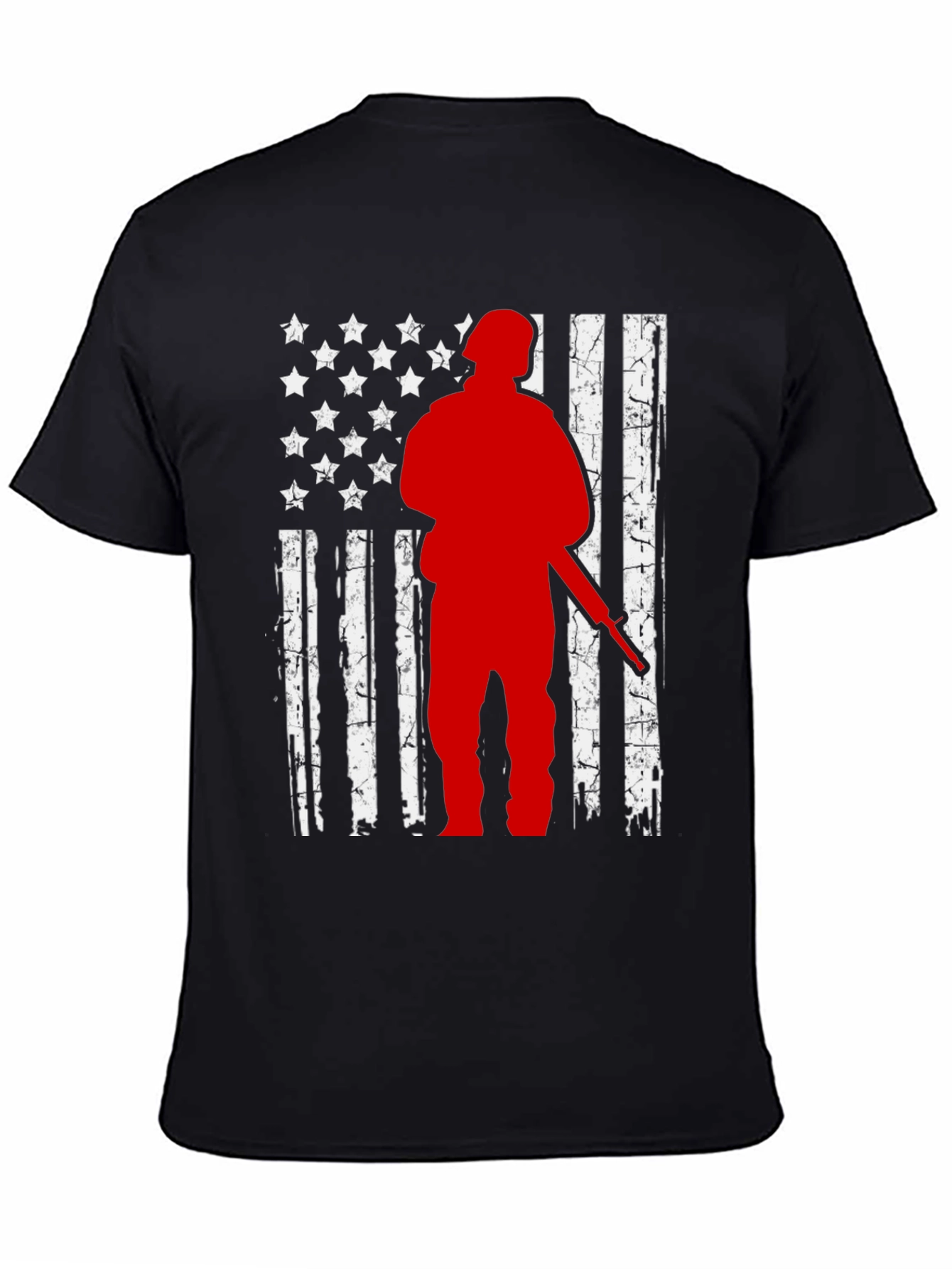 Hunter Flag Graphic Tee - Patriotic Style