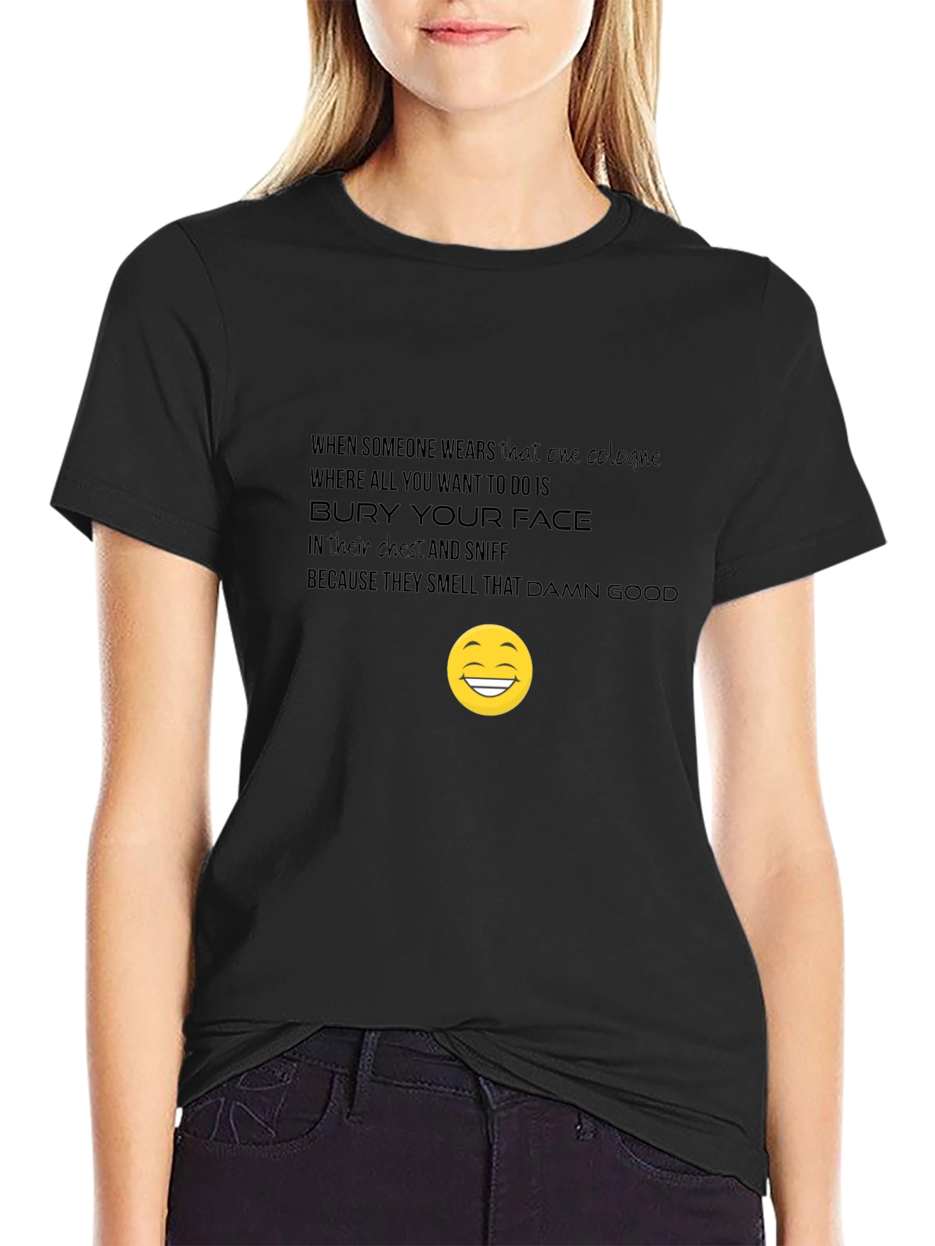 Funny Cologne T-Shirt: Bury Your Face!