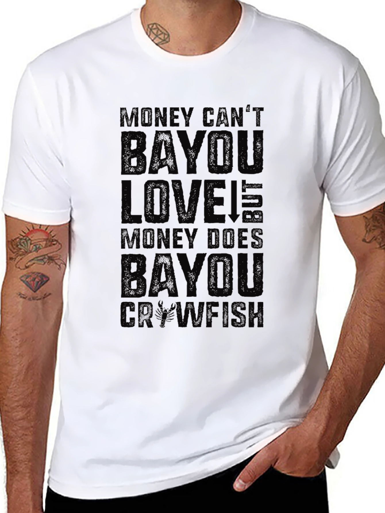 Money Cant Bayou Love Graphic Tee