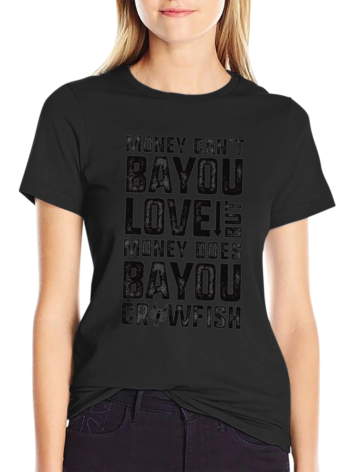 Money Cant Bayou Love Graphic Tee