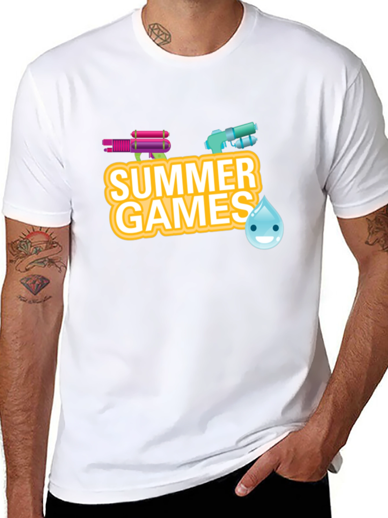 Summer Games T-Shirt - Fun & Festive Design