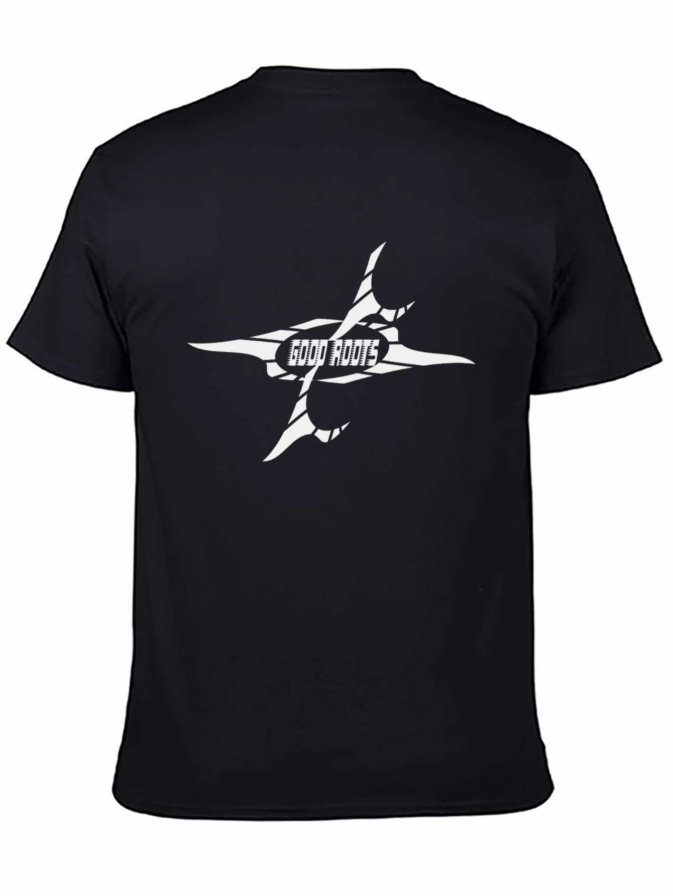 Good Roots Graphic Print Black T-Shirt