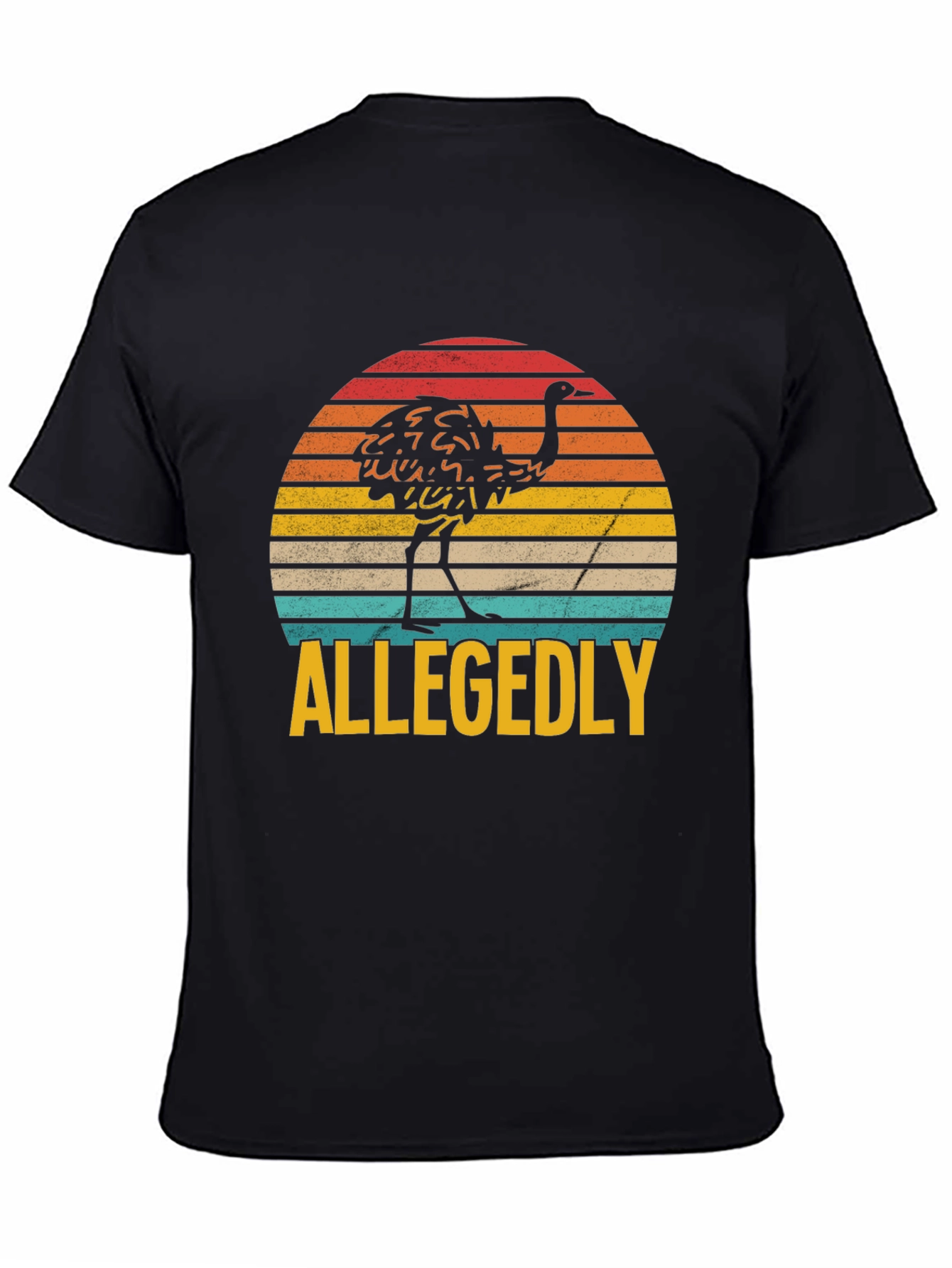 Allegedly Ostrich Graphic T-Shirt