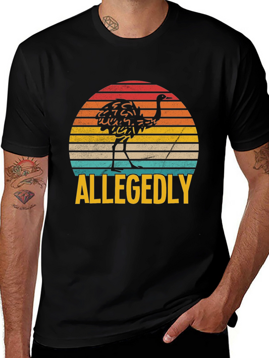 Allegedly Ostrich Graphic T-Shirt