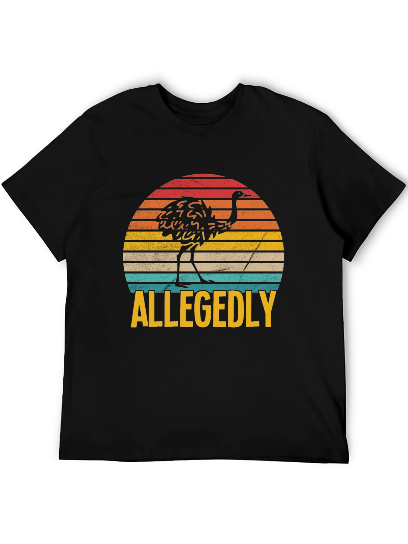 Allegedly Ostrich Graphic T-Shirt