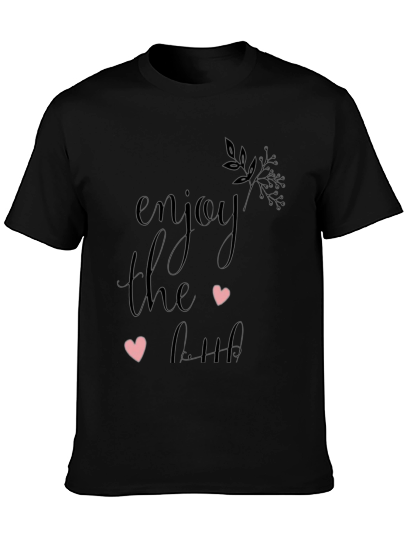 Enjoy The Ride Black Tee
