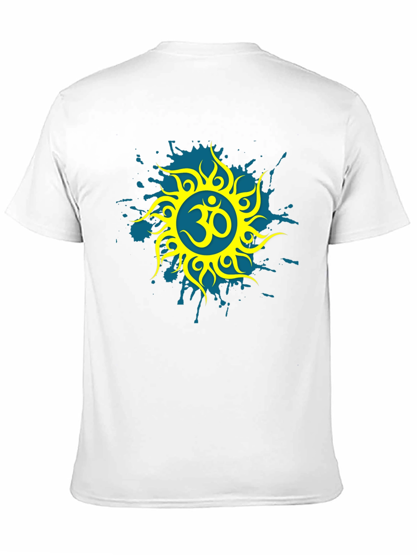 Om Symbol Graphic Tee - Stylish Black T-Shirt