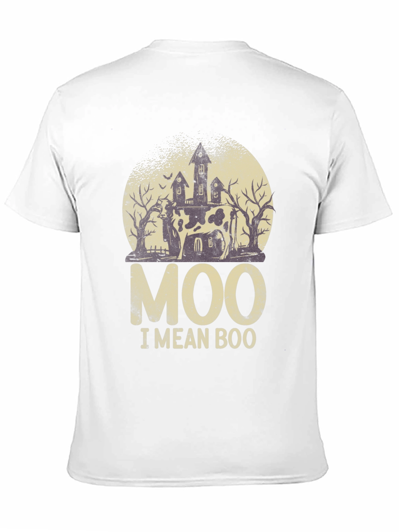 Moo I Mean Boo Halloween T-Shirt