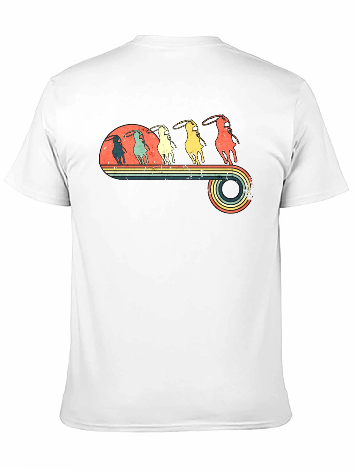 Retro Cowboy Rodeo T-Shirt - Western Style Tee