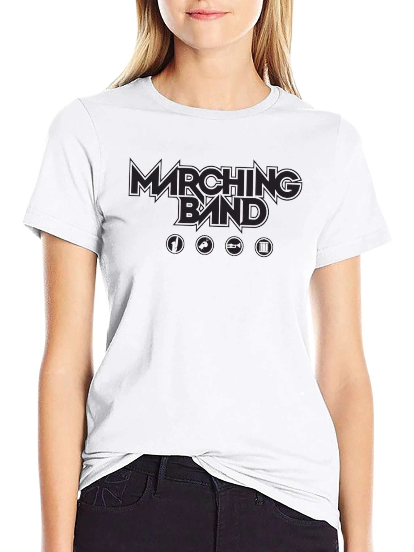 Marching Band T-Shirt - Black Music Tee