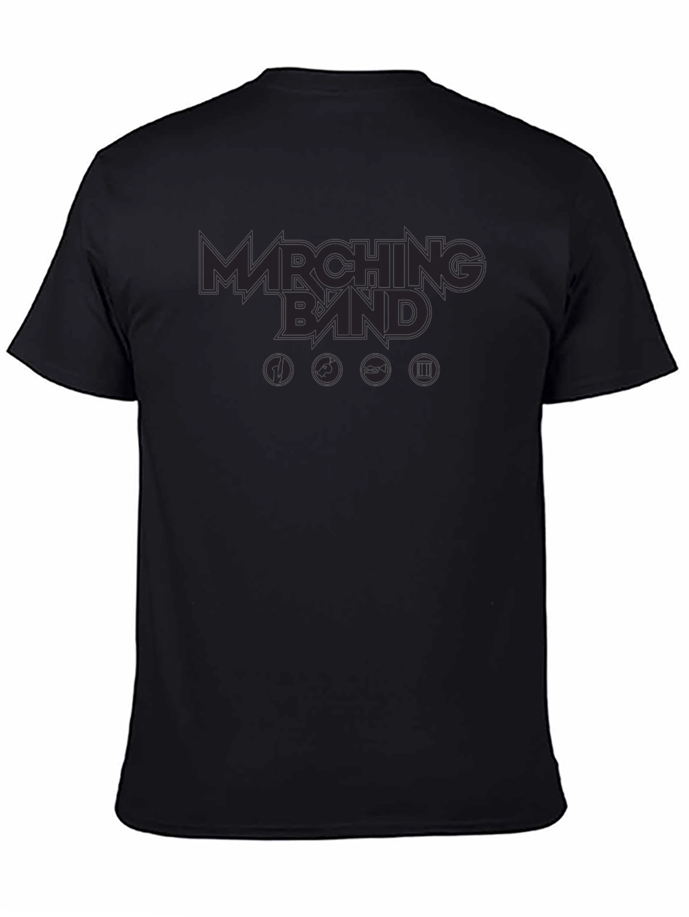 Marching Band T-Shirt - Black Music Tee