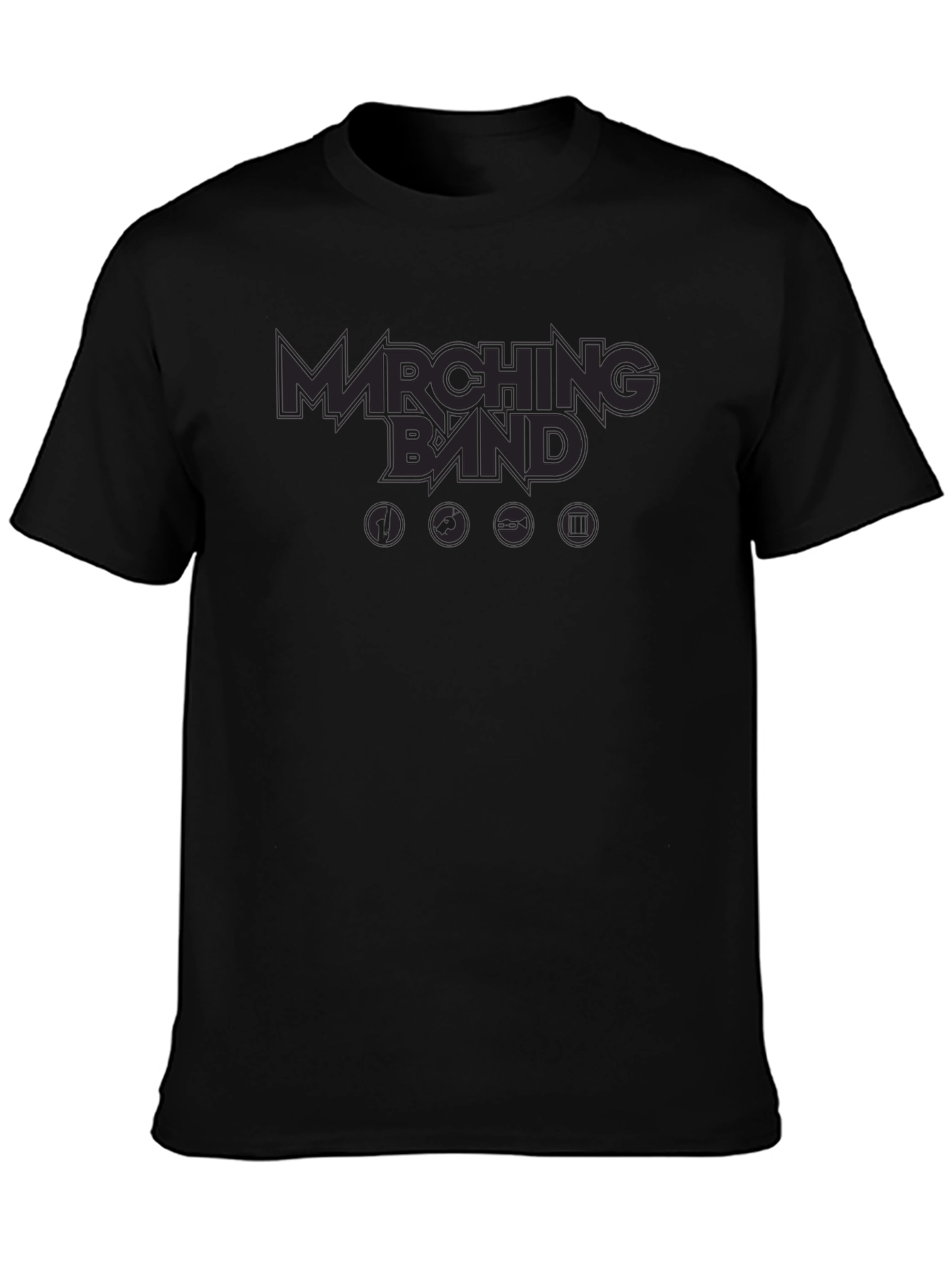 Marching Band T-Shirt - Black Music Tee