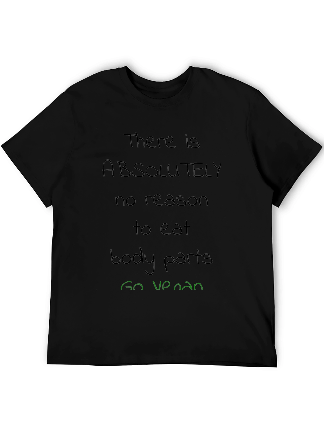 Vegan T-Shirt: No Reason To Eat Body Parts