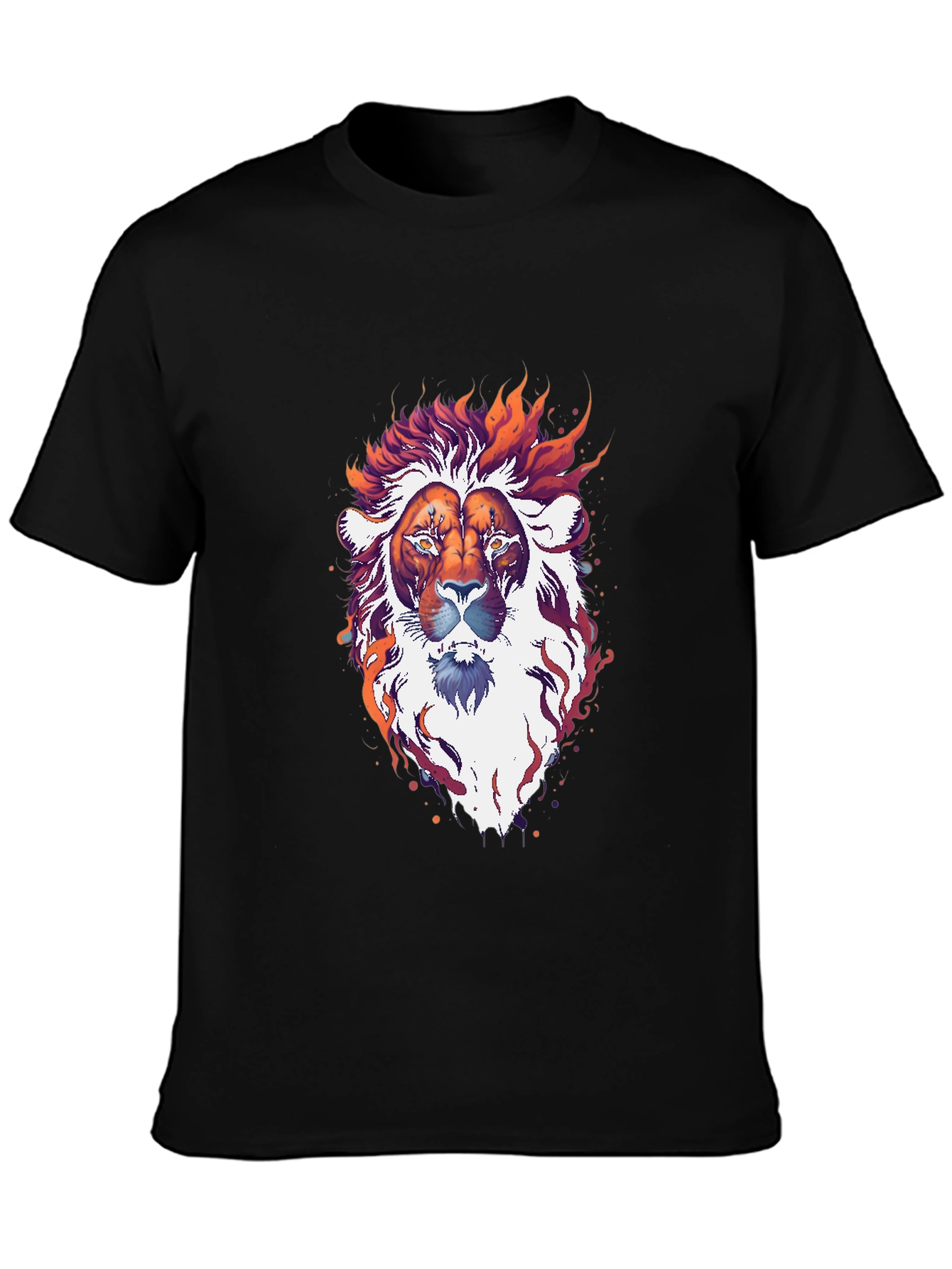 Lion Graphic Tee - Vivid Design