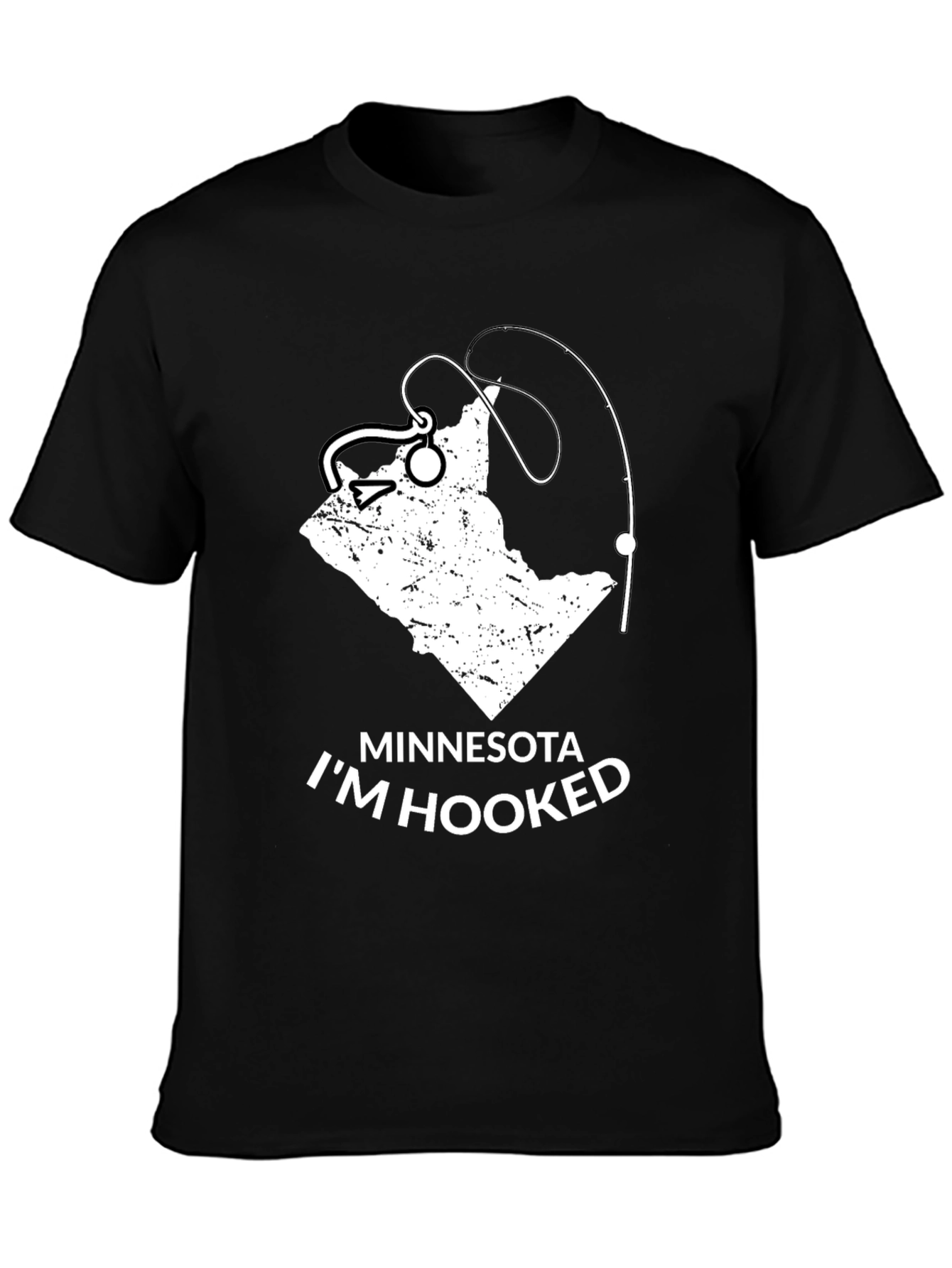 Minnesota Im Hooked Fishing T-Shirt