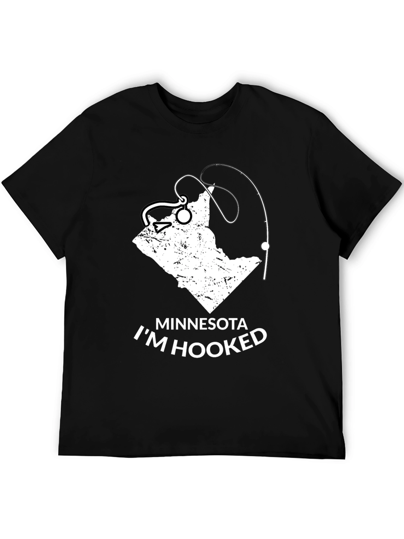Minnesota Im Hooked Fishing T-Shirt