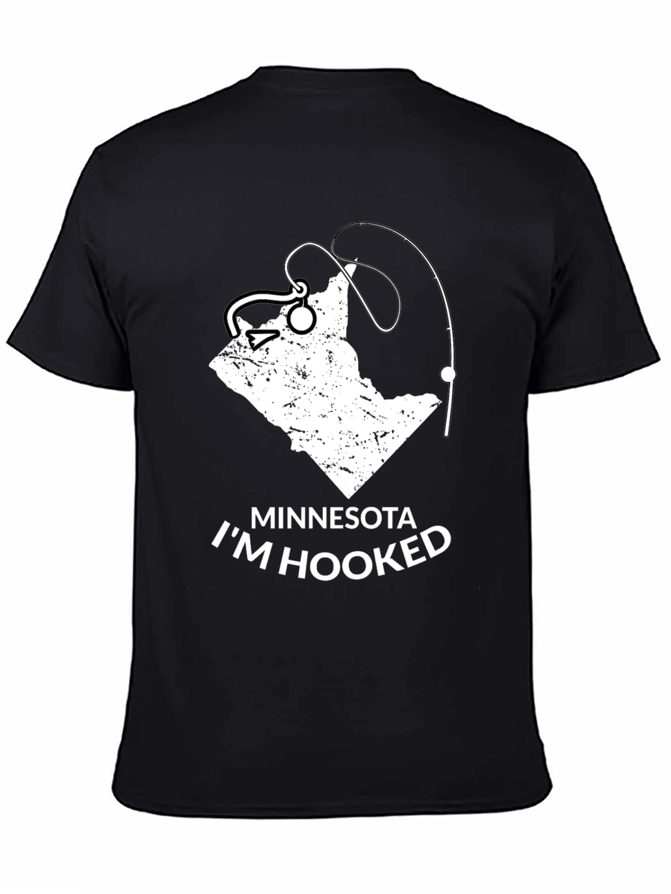 Minnesota Im Hooked Fishing T-Shirt